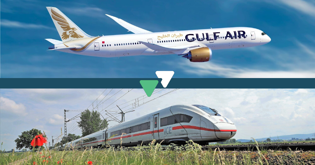 Gulf Air (GF) connects to Deutsche Bahn via W2