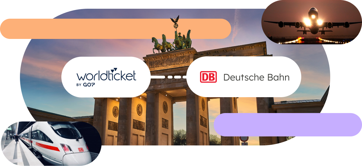 Rail & FIly With Deutsche Bahan Hero Graphic
